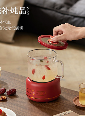 新款家用静音保温养生壶茶壶泡茶炖煮电热炉全玻璃办公养生电炖杯