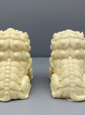 镇宅可爱风车载动物摆件桌面装饰