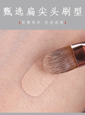 遮瑕刷黑眼圈泪沟扁平头美妆工具