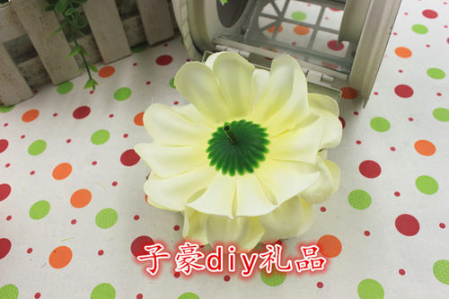 2016新款假花仿真花 小芍药 绢花 菊花头饰花头diy饰品配件装饰花 - 图1