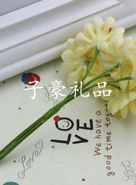 仿真花假花diy花环用绢花