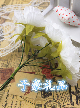 好看diy手工新娘风假花
