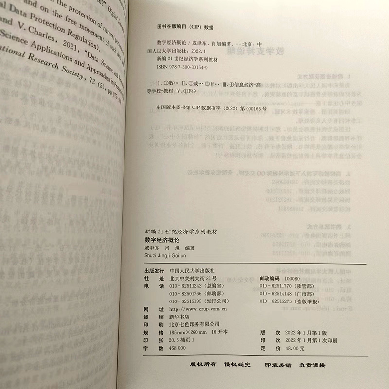 数字经济概论新编21世纪经济学系列教材戚聿东肖旭中国人民大学 9787300301549L-图3