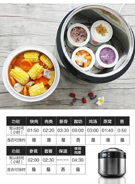 天际不锈钢大容量电炖锅智能全钢