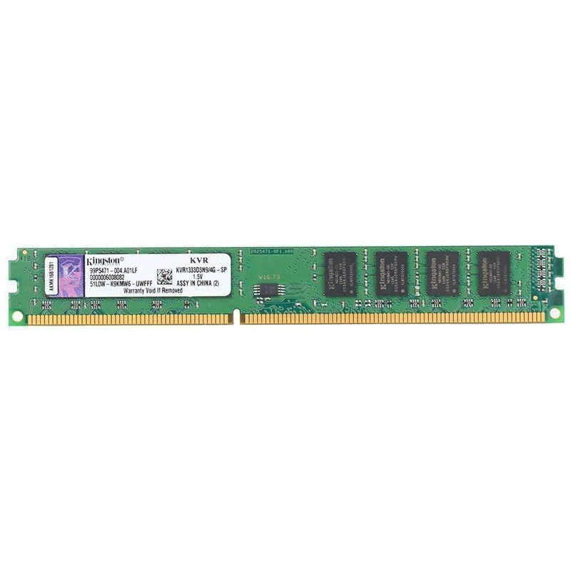 Кингстонс/ Marrant Starters Three - поколение DDR3 1333 4GB Таблица Стардо Драйвeн 4G Двусторонний 16 Гранили 256MB KVR1333N9/4G Обновление компьютера новое