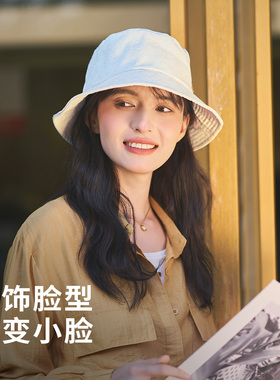 真享帽子女款2026新款渔夫帽春夏秋季时尚高级感纯色优雅气质盆帽