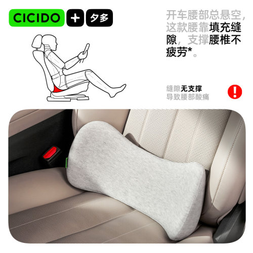 汽车头枕适用于Tesla特斯拉腰靠Model 3/Y/S/X座椅靠颈枕原装专用 - 图0