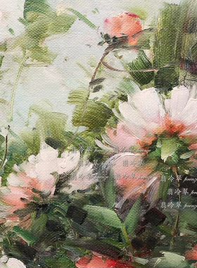 翡冷翠画家作品春季写生笔墨季节