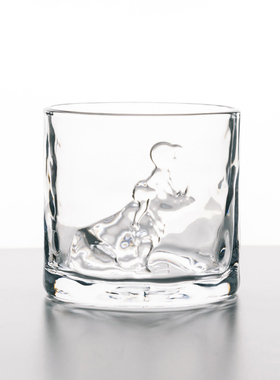 白夜童话猫将军琥珀杯果汁摆件