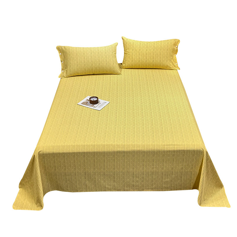 厚磨毛纯棉单件100学生单人床单 零帛家纺床单