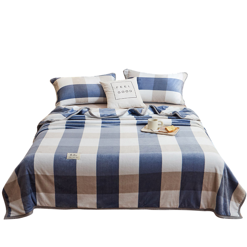 良品珊瑚法兰绒毛毯加厚被子铺毯子 零帛家纺休闲毯/毛毯/绒毯