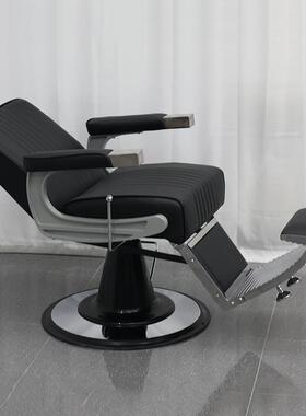 BarBer复古男士油头椅理发店发廊升降放倒刮胡椅美发店剪发椅
