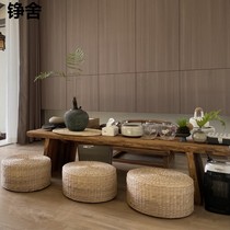Old Elm Wood Tatami Tatami Tea Table Tea Table Solid Wood Kang A Few Tables New Chinese Tea Meditation Dwarf Table Day Style Tea Table Old Stock