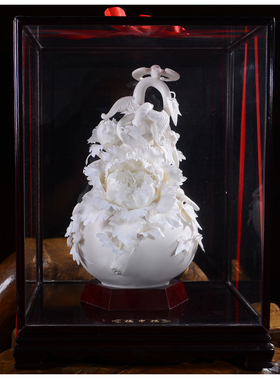 居家招财摆件作品德化白瓷