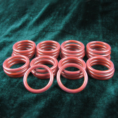 FEP四氟包覆O型圈红硅胶内芯 线径2.0mm耐化学腐蚀全包氟O形圈 - 图0