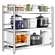 304 stainless steel multi-layer microwave oven storage rack