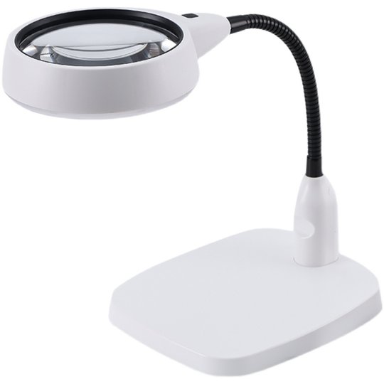 Lupa de escritorio 50x de alta definición artesanal alemana con luz LED 30 lectura de chip de placa base de reparación de electrodomésticos