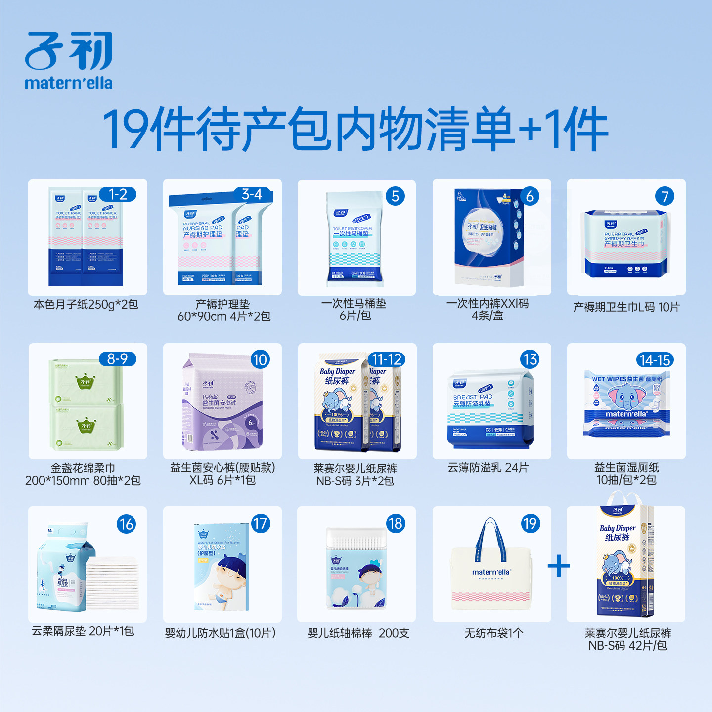 子初待产包入院全套母子组合孕妇产后专用春季备产月子用品大全,淘宝优惠券,粉丝福利购,淘宝优惠卷