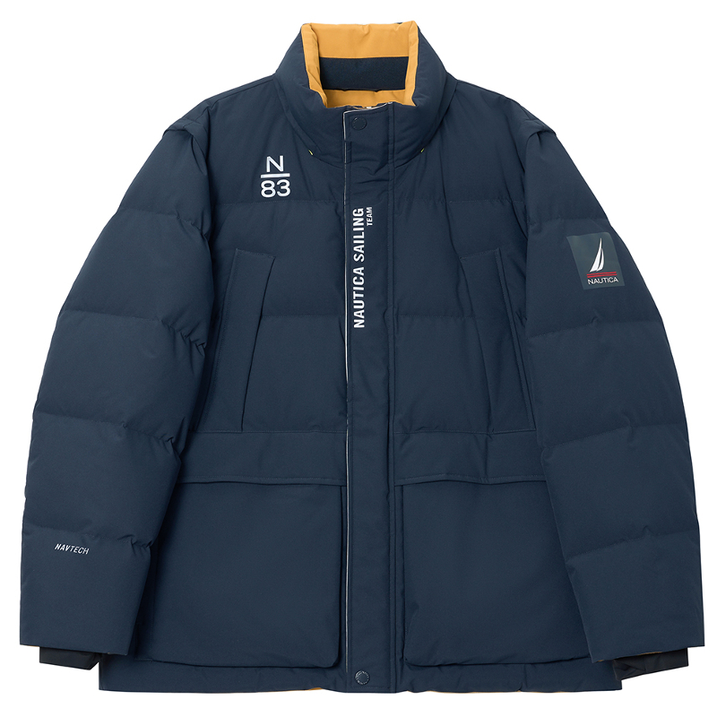 NAUTICA/诺帝卡男装秋冬可拆卸袖90绒防风保暖羽绒服JS2412-图3