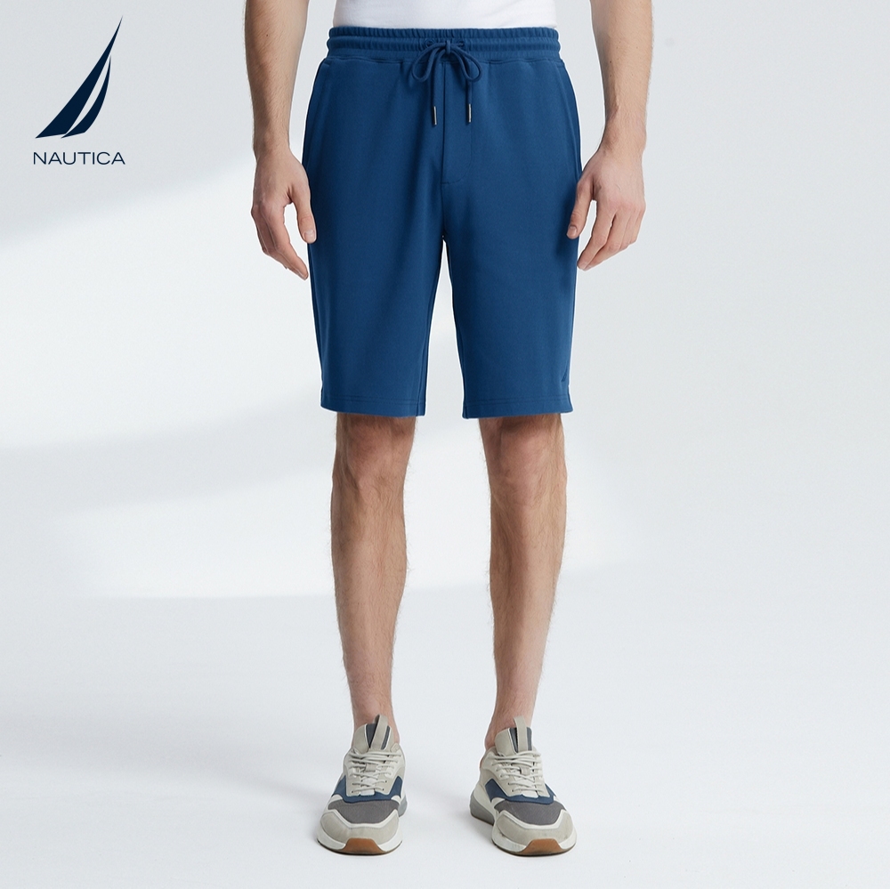 NAUTICA/诺帝卡男装夏季休闲亲肤舒适直筒宽松松紧腰短裤KO2230