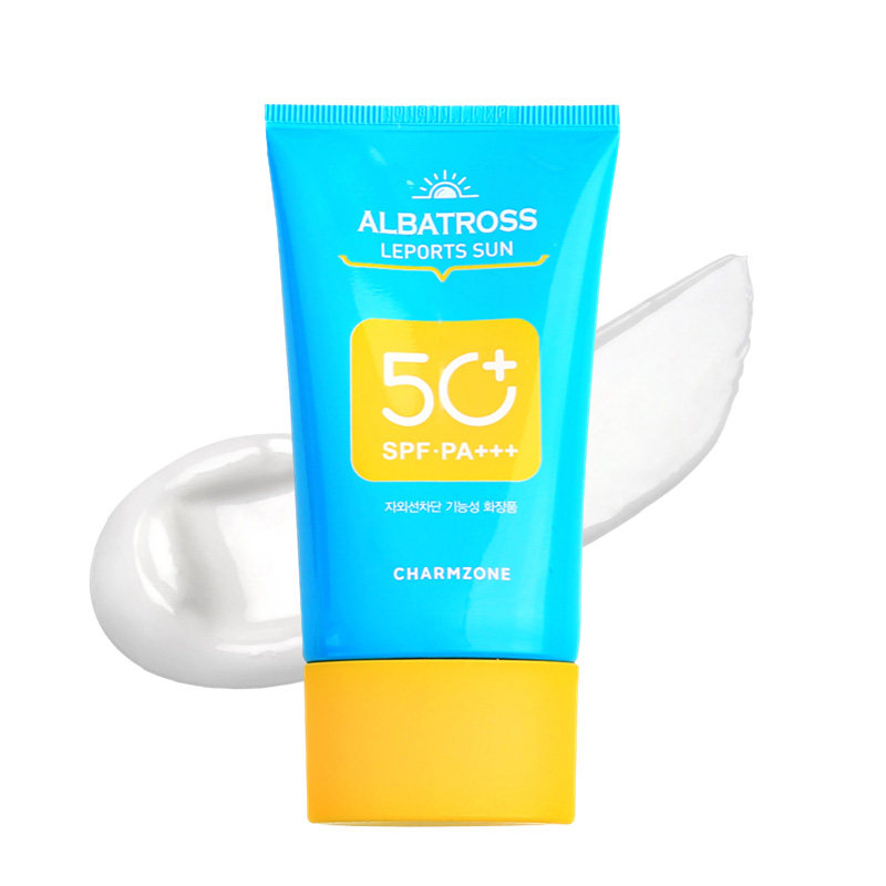 婵真信天翁温和防水防晒隔离防晒霜 婵真防晒霜