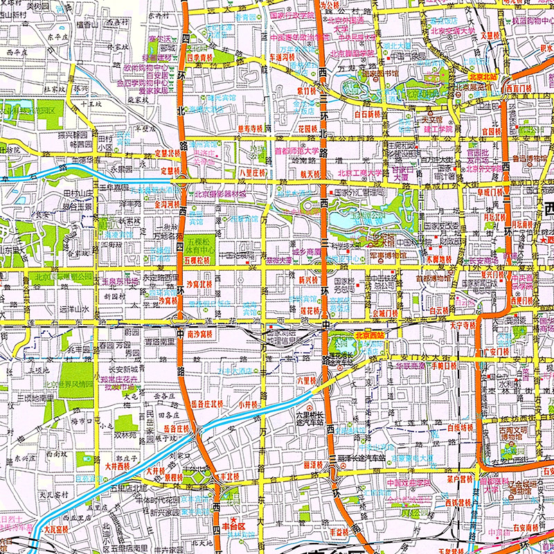 2024新版 北京市交通地图册 北京旅游地图集城区六环大比例尺 环线高速公交路线速查地铁线路图及运营时刻表汽车尾号限行查询 - 图3