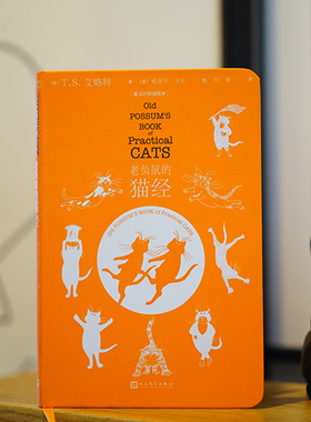 老负鼠的猫经英汉对照插图本诺贝尔文学奖T.S.艾略特猫咪奇想安德鲁韦伯音乐剧猫原著诗集cat温暖现代童心英语读物人民文学出版社