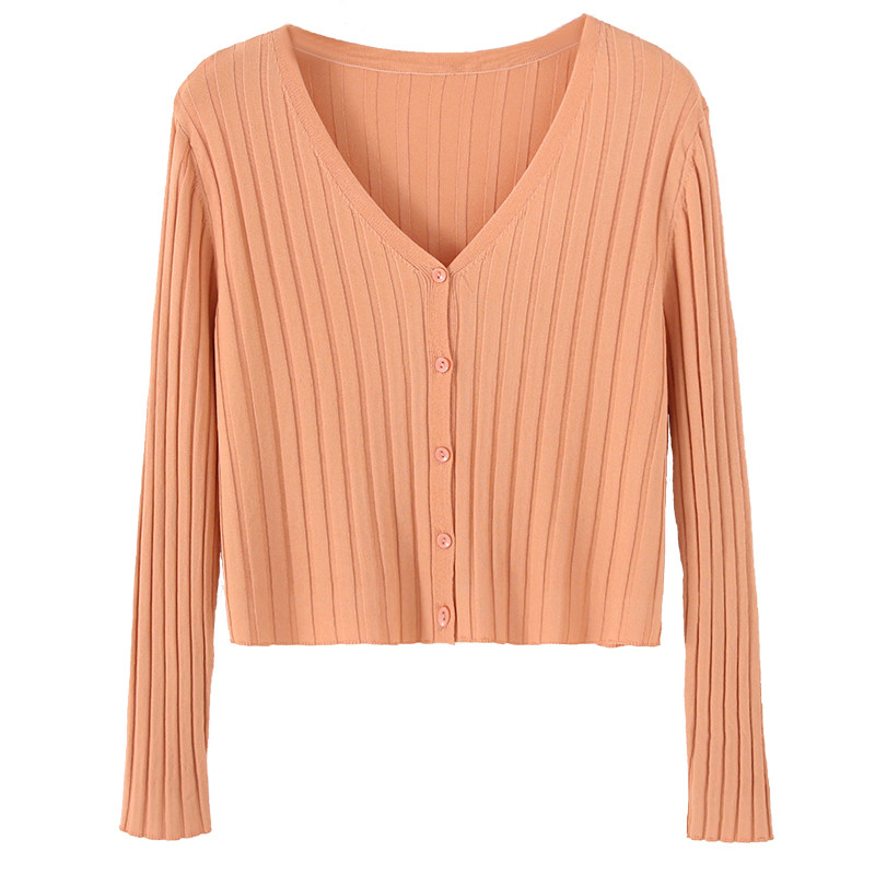 高腰短款外搭冰丝薄款小披肩针织衫 邦德宝依毛针织衫