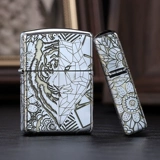 Zhibao Подлинная Zippo более легкая броня версии королевского возвращения Zodiac Tiger Head American Gift Zppo