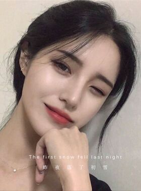 睡觉不用摘排钻小耳圈日系耳钉女夏迷你耳扣Jennie超小耳骨钉