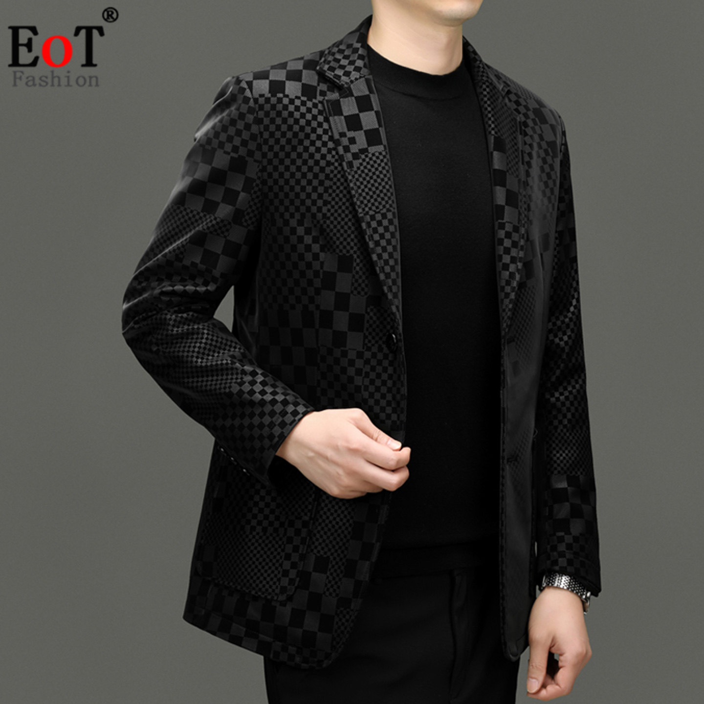 秋冬海宁真皮皮衣男可拆卸白鹅绒内胆修身休闲西装绵羊皮格子西服,淘宝优惠券,粉丝福利购,淘宝优惠卷