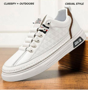 英伦班纳旗舰店男鞋2024新款冰丝牛皮鞋缓震驾车鞋男士休闲板鞋子