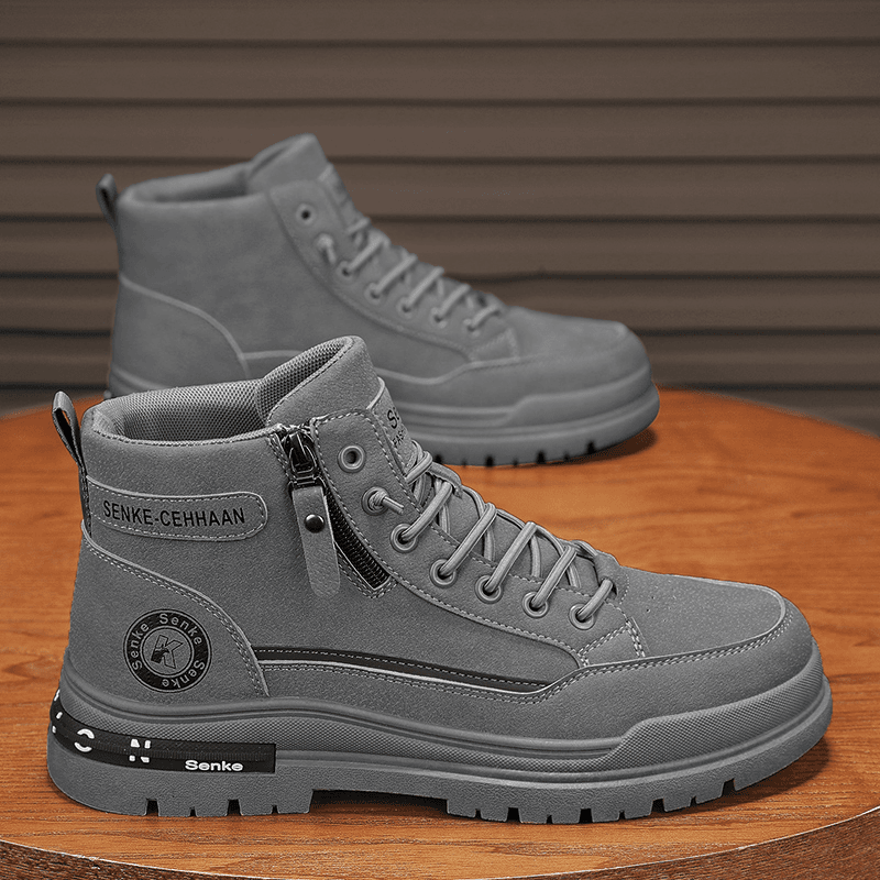 玟若男鞋旗舰店秋冬爆款帕拉鞋男士增高运动潮鞋软底高帮休闲鞋子,淘宝优惠券,粉丝福利购,淘宝优惠卷