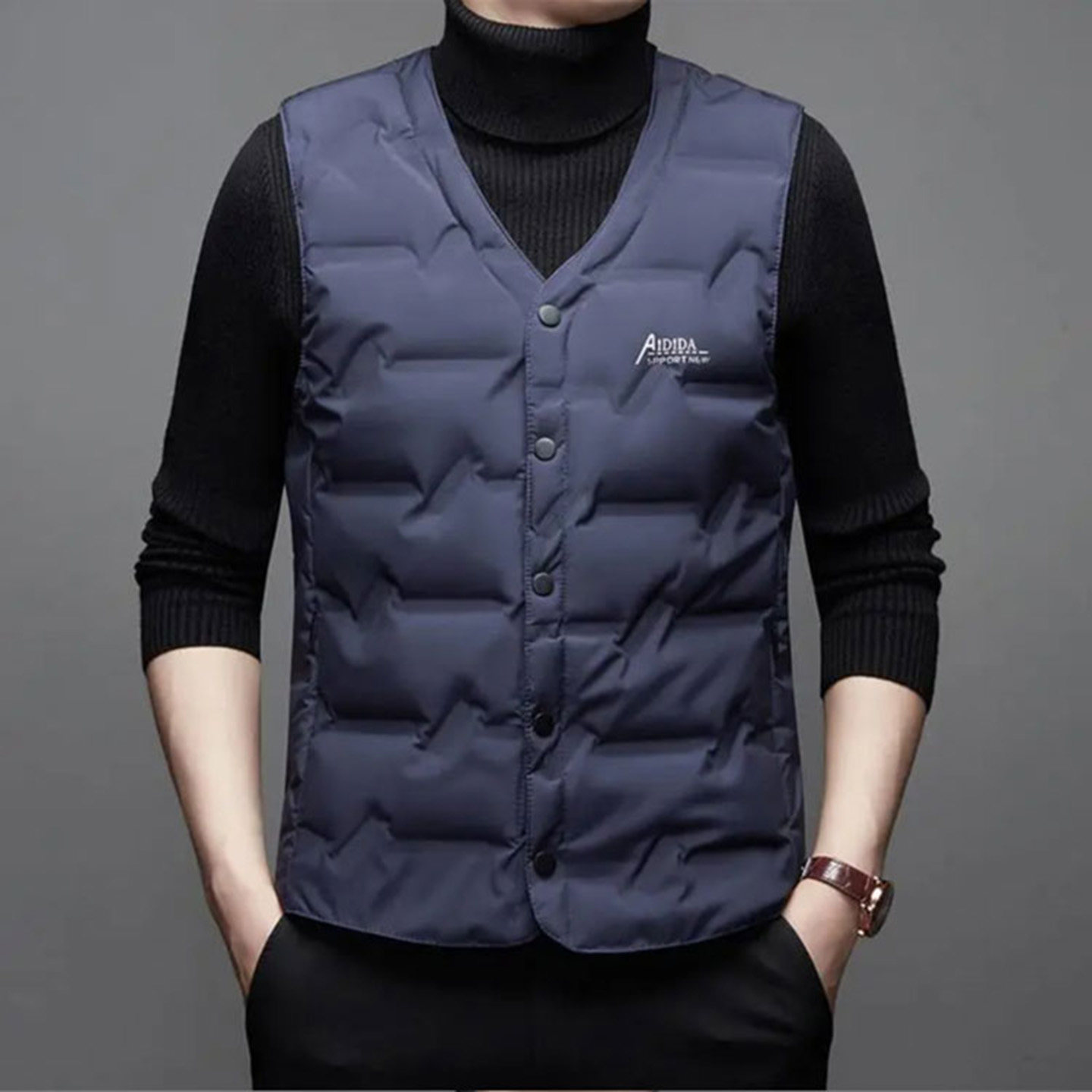 点击率男装男士V领90白鸭绒羽绒背心马甲秋冬季保暖无袖坎肩夹克,淘宝优惠券,粉丝福利购,淘宝优惠卷