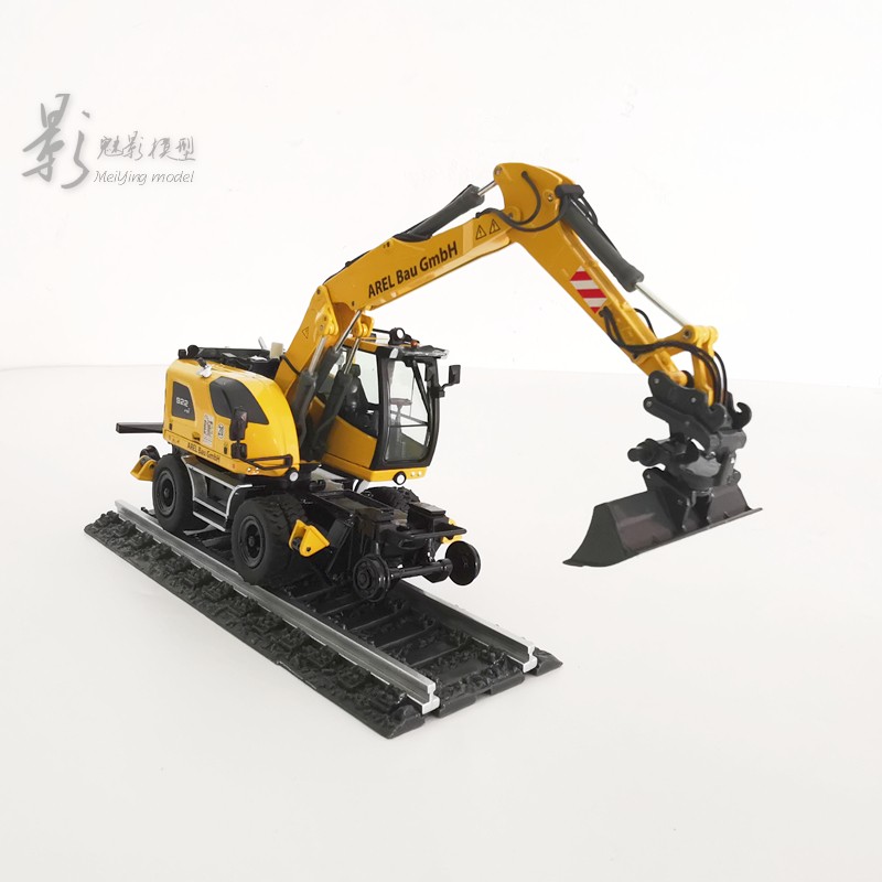 NZG 1:50 Liebherr A922 轮式轨道挖掘机 合金车模型 1011/01/02 - 图0