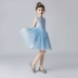 Lilan Duo Girls Dress Princess Dress Children Piano Dress Flower Boy Puffy White Super Fairy Summer Fairy - Váy trẻ em