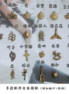 古铜铃铛手链有声音解压男女手绳