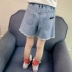 Quần short nữ denim hè 2019 trẻ em Hàn Quốc mới trong bộ đồ mỏng trẻ em nước ngoài mỏng mặc quần hoang dã - Quần jean