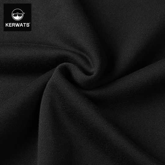 Pure cotton sweatshirt with letter print for men, plus fleece, autumn and winter