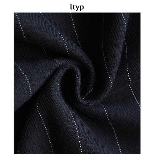 ltyp旅途原品 新店专享福利NO.149 绵羊毛条纹宽松拖地休闲裤女冬 - 图3