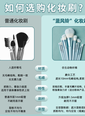悦影10支蓝风铃化妆刷