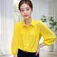 ເສື້ອຍືດແມ່ຍິງ 2026 ເສື້ອ chiffon ສີແຂງຂອງແມ່ໃຫມ່