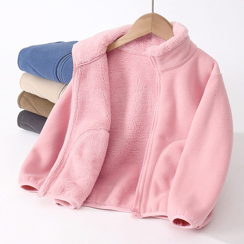 小学生校服内搭神奇儿童摇粒绒外套秋冬加绒加厚男女童中大童开衫,淘宝优惠券,粉丝福利购,淘宝优惠卷