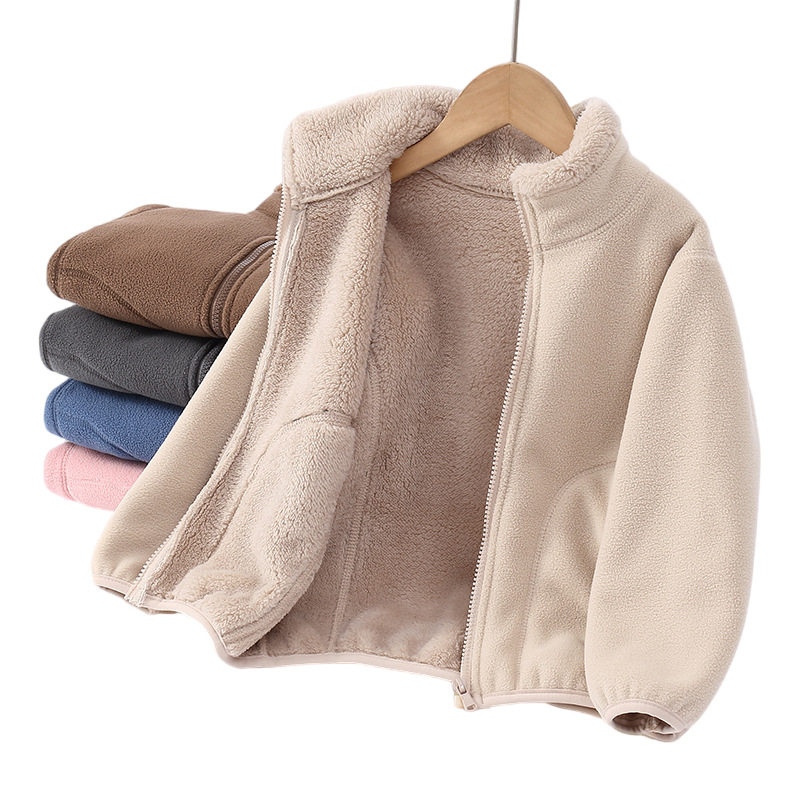 小学生校服内搭神奇儿童摇粒绒外套秋冬加绒加厚男女童中大童开衫,淘宝优惠券,粉丝福利购,淘宝优惠卷