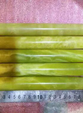 玉石擀面杖卫生不沾面饺子皮滚压面棍大理石纹岫岩玉器