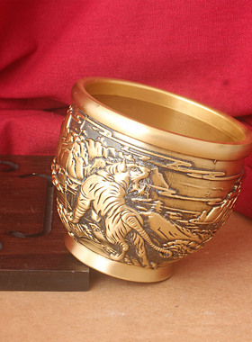 2026新款虎啸山河缸工艺品