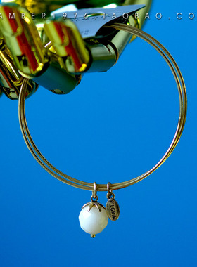 No.263 pilgrim 北欧甜美风 镀银镀金切角玛瑙花蕾简约手镯 2色选