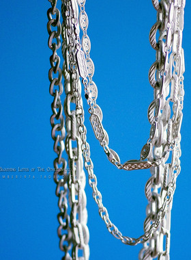 No.148 Monet Jewelry ins风叠戴佳配 雅白雾光金复古多层项链