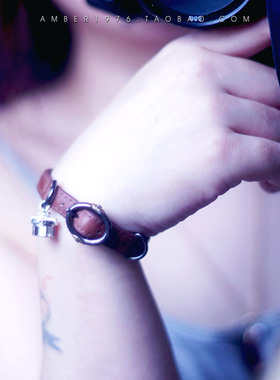 No.193 henri bende曼哈顿潮牌 欧美风水晶镀金礼盒经典真皮手镯