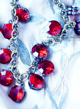 monet复古镀金项链